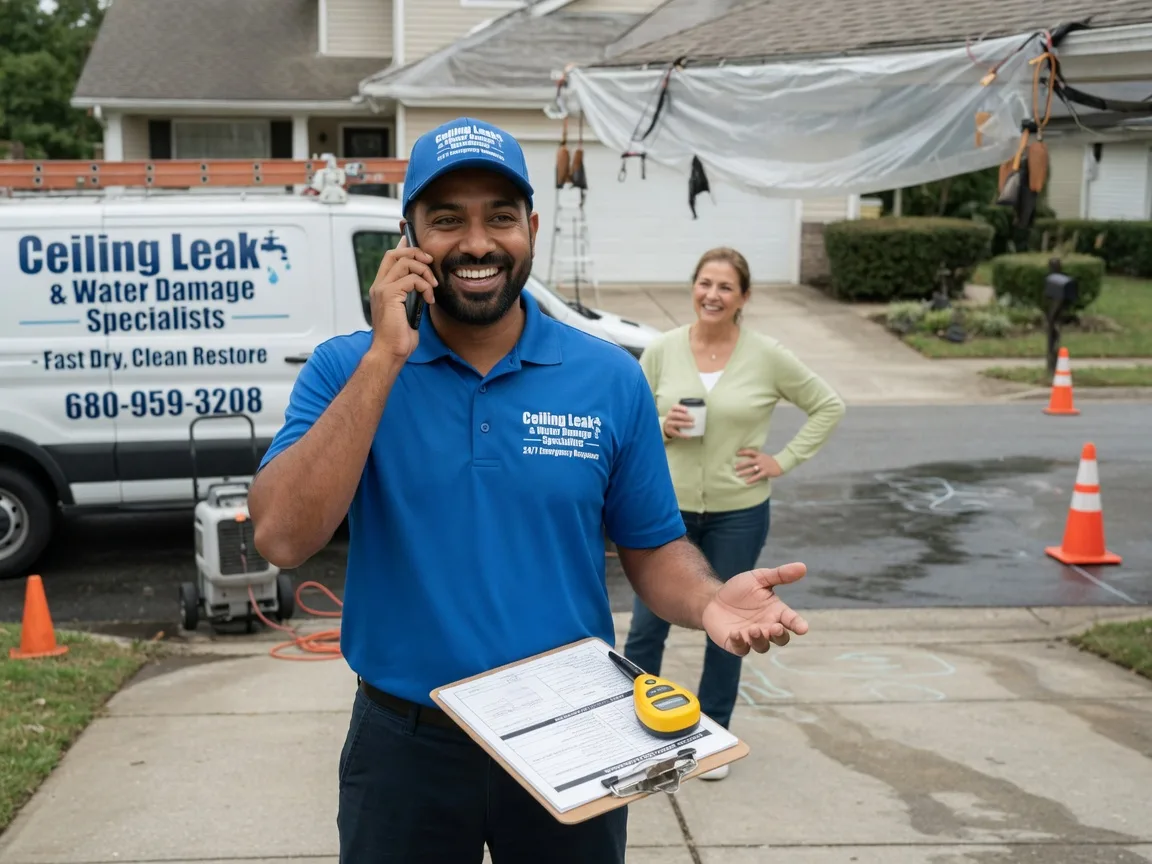 Ceiling Leak Cleanup Hermitage, AR FAQs